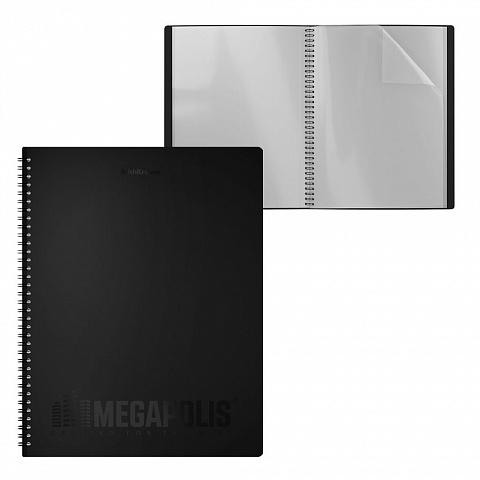 תיק פייל 20 ספירל מיגאפוליס שחור