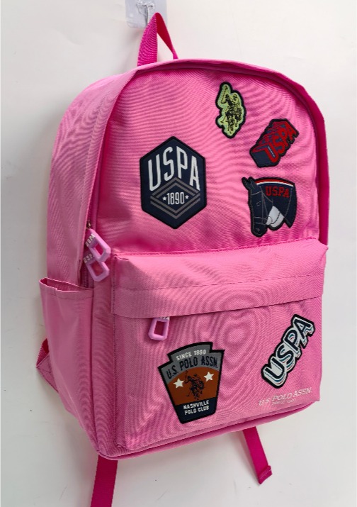 US POLO MERI תיק ורוד